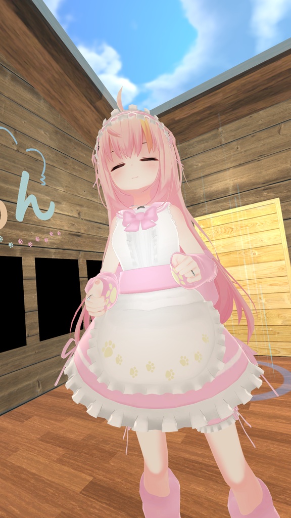 もふもふセーラーウエイトレスさん【15アバター対応】