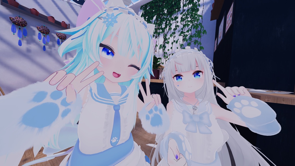 もふもふセーラーウエイトレスさん【15アバター対応】