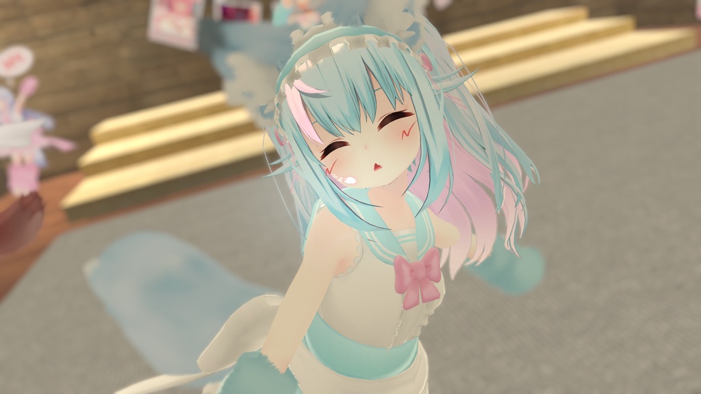 もふもふセーラーウエイトレスさん【15アバター対応】