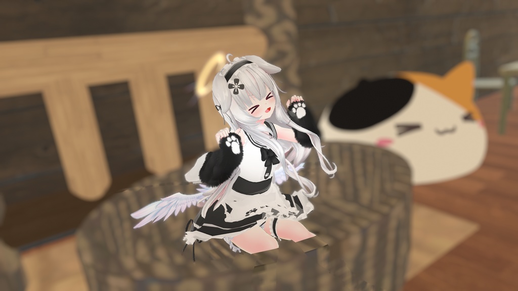 もふもふセーラーウエイトレスさん【15アバター対応】