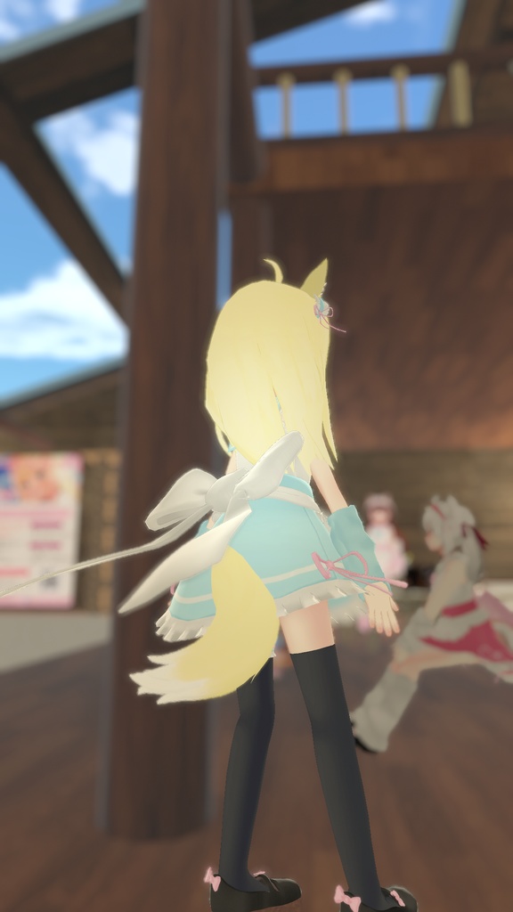 もふもふセーラーウエイトレスさん【15アバター対応】