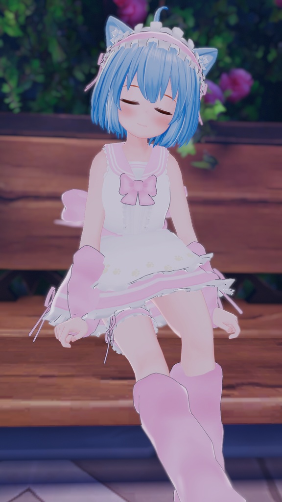 もふもふセーラーウエイトレスさん【15アバター対応】