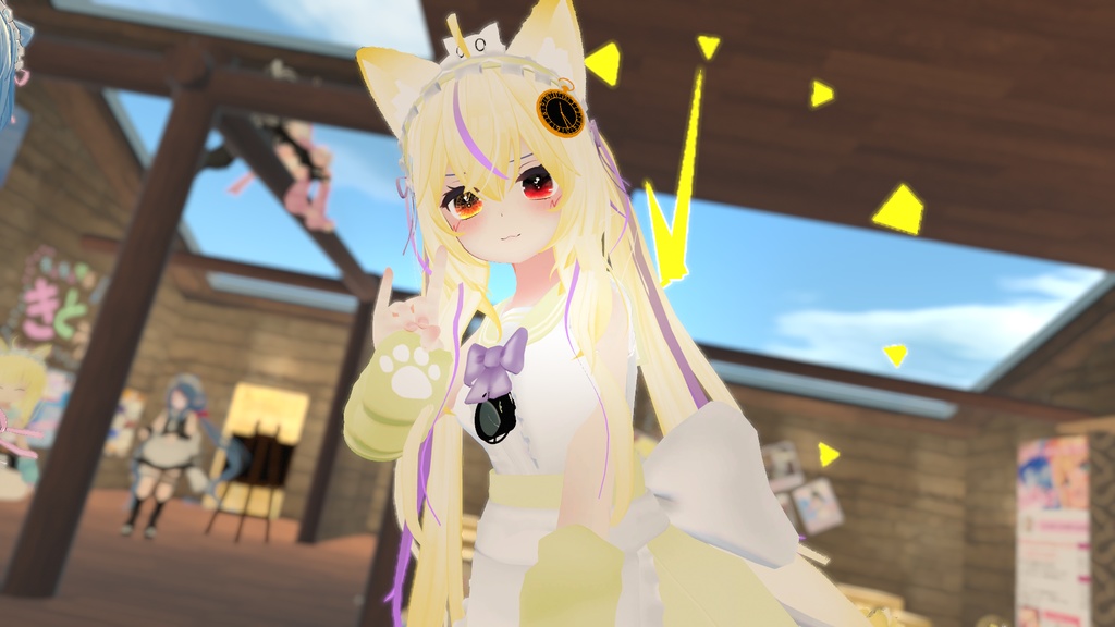 もふもふセーラーウエイトレスさん【15アバター対応】