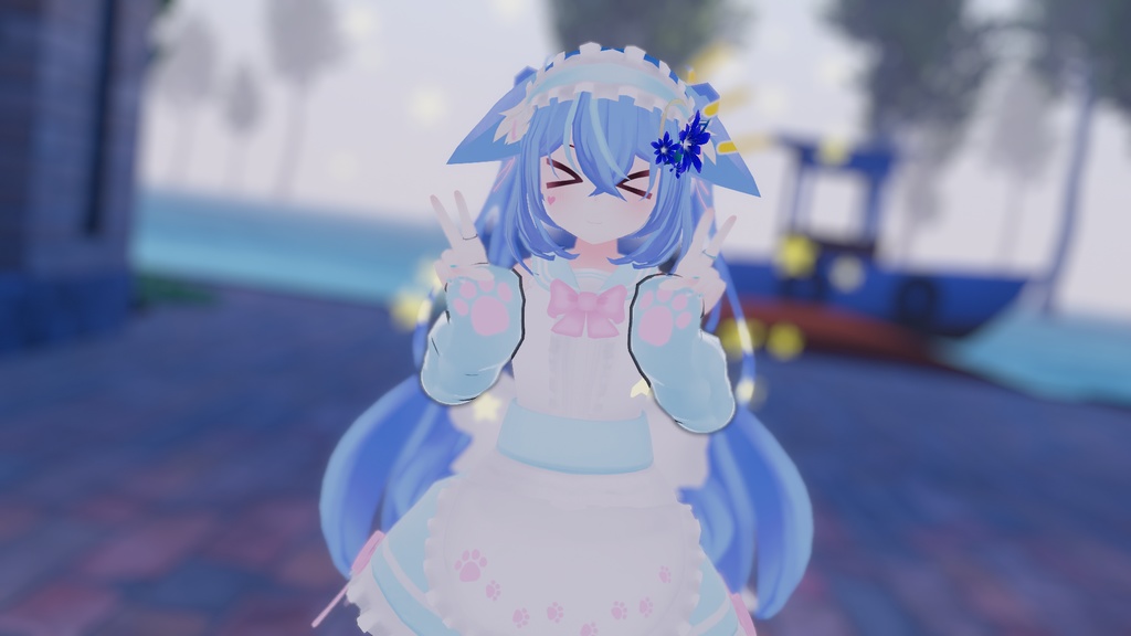 もふもふセーラーウエイトレスさん【15アバター対応】