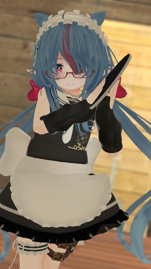 もふもふセーラーウエイトレスさん【15アバター対応】