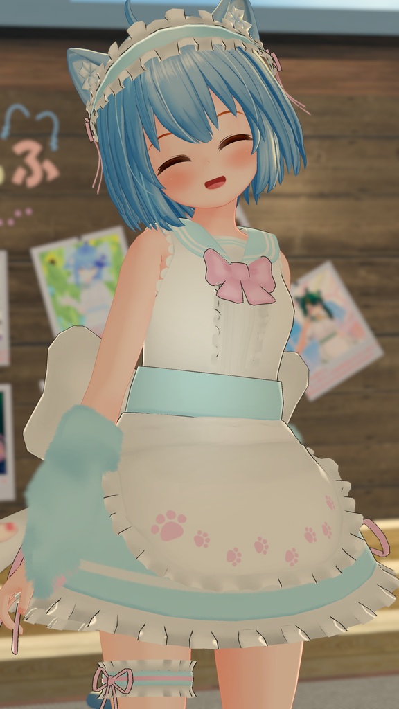 もふもふセーラーウエイトレスさん【15アバター対応】