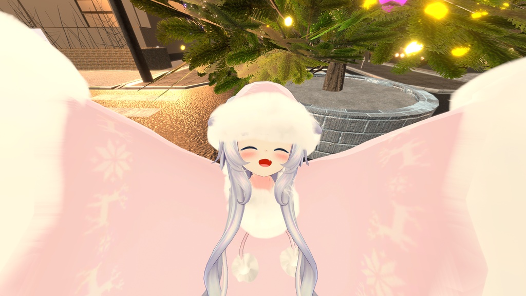 もふもふけーぷとワンピース【11アバター対応】