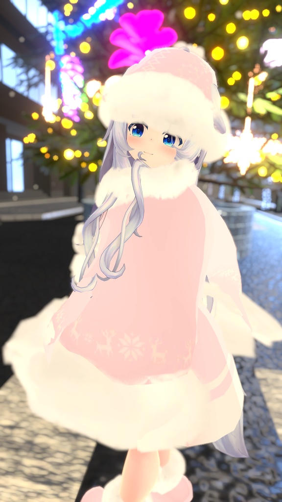 もふもふけーぷとワンピース【11アバター対応】