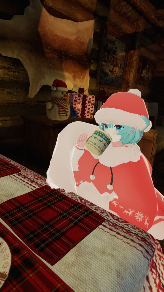 もふもふけーぷとワンピース【11アバター対応】