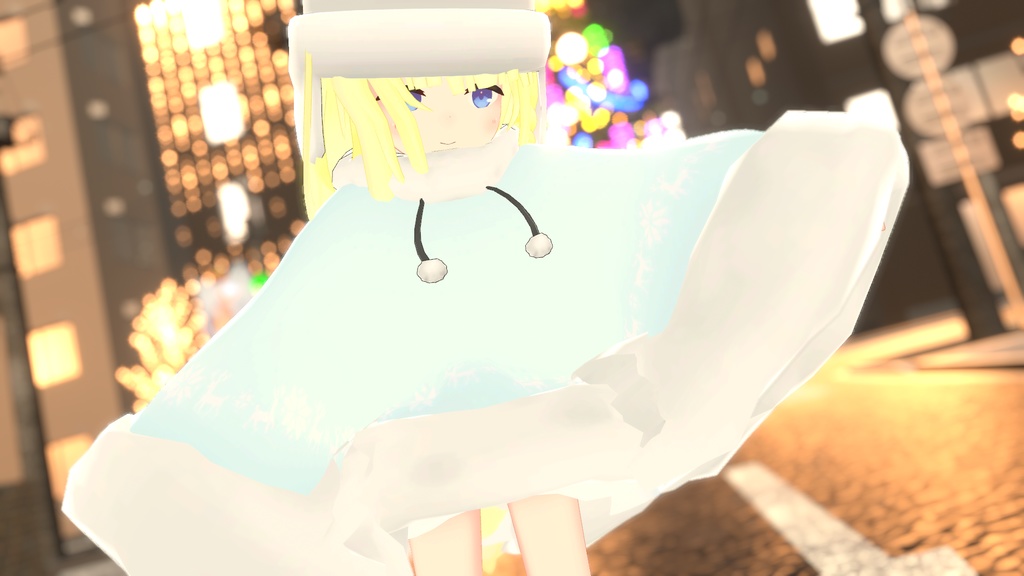 もふもふけーぷとワンピース【11アバター対応】