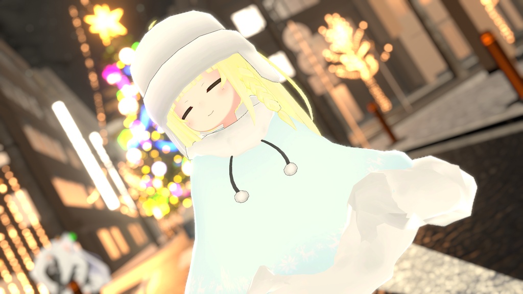 もふもふけーぷとワンピース【11アバター対応】