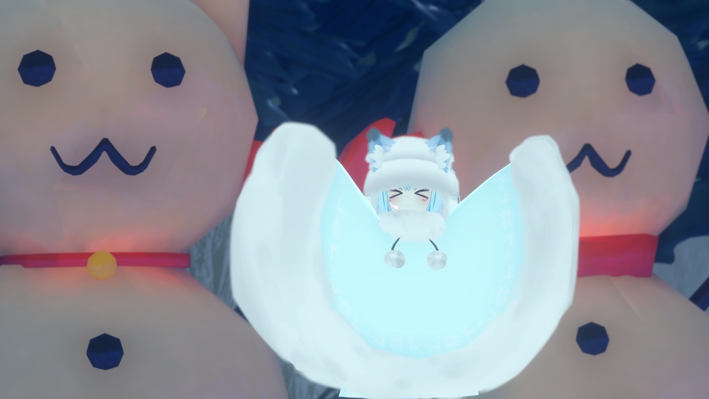 もふもふけーぷとワンピース【11アバター対応】