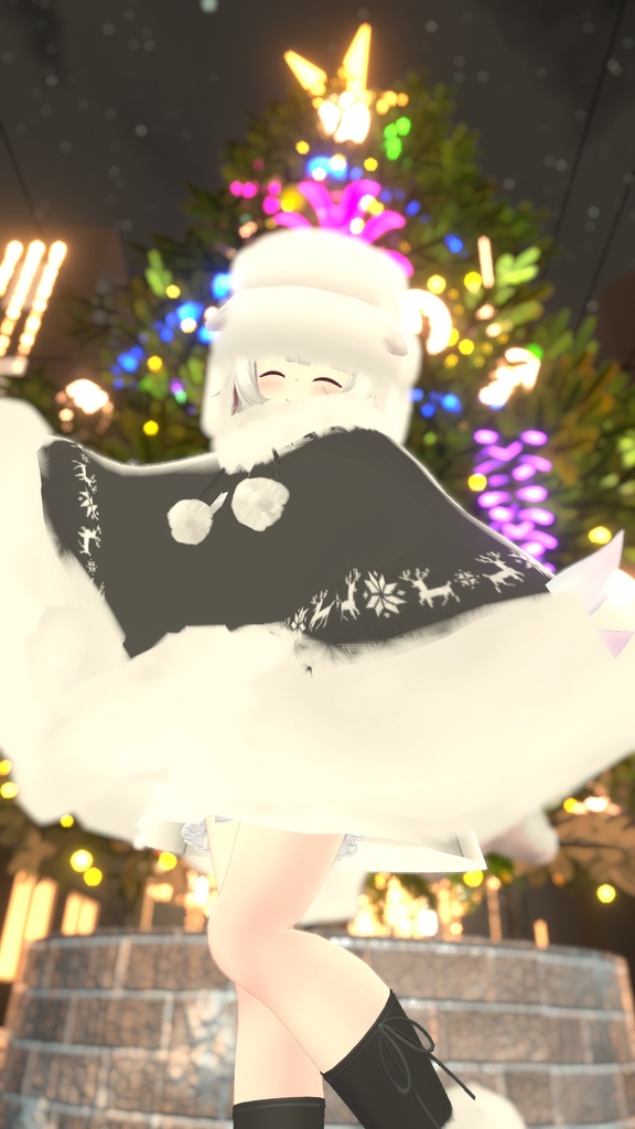 もふもふけーぷとワンピース【11アバター対応】