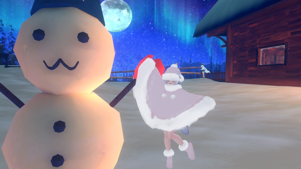 もふもふけーぷとワンピース【11アバター対応】