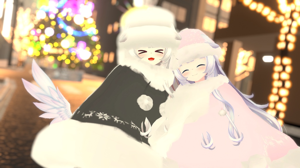 もふもふけーぷとワンピース【11アバター対応】