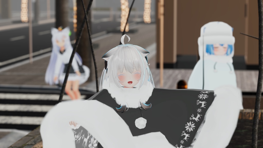 もふもふけーぷとワンピース【11アバター対応】