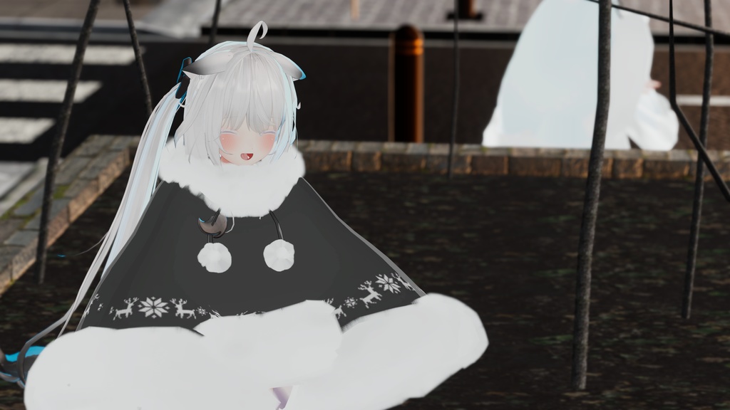 もふもふけーぷとワンピース【11アバター対応】