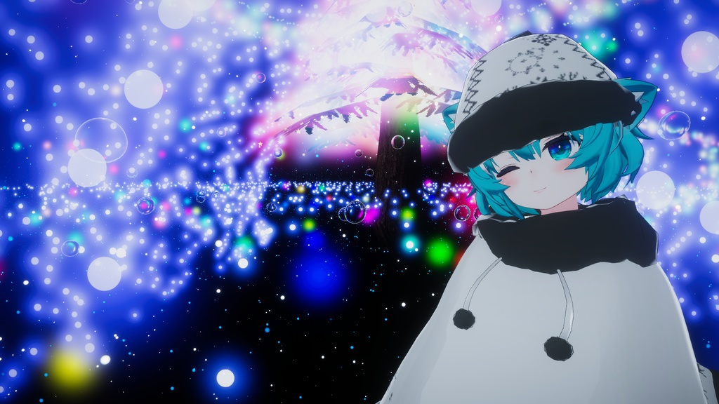 もふもふけーぷとワンピース【11アバター対応】