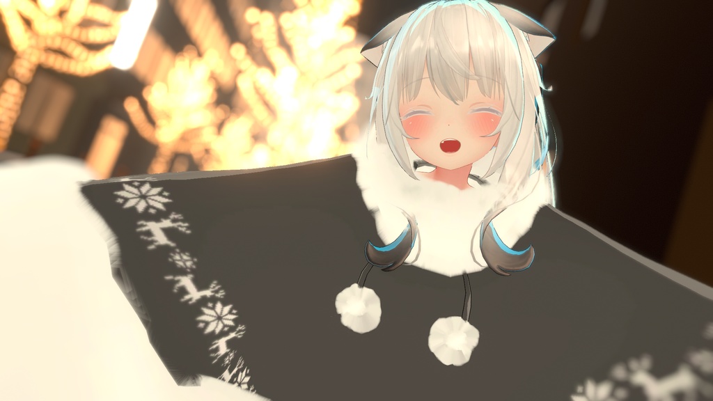 もふもふけーぷとワンピース【11アバター対応】