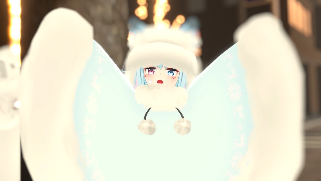 もふもふけーぷとワンピース【11アバター対応】