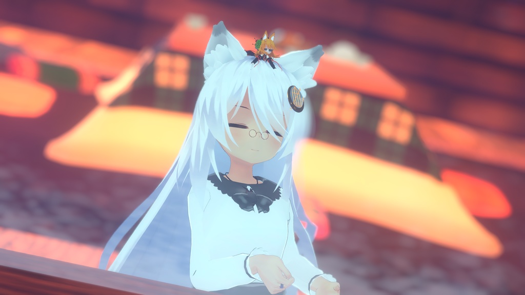 もふもふけーぷとワンピース【11アバター対応】