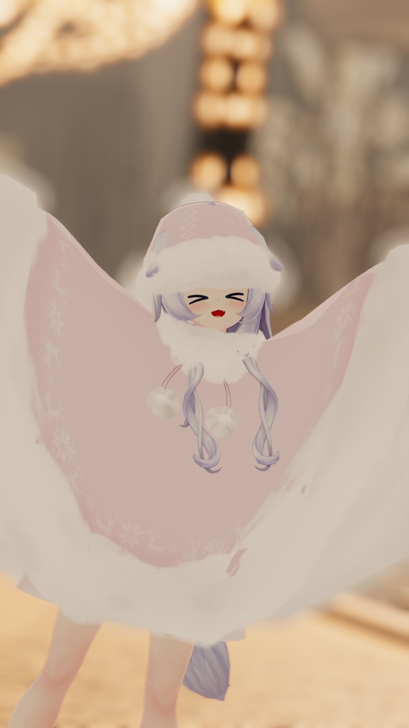 もふもふけーぷとワンピース【11アバター対応】