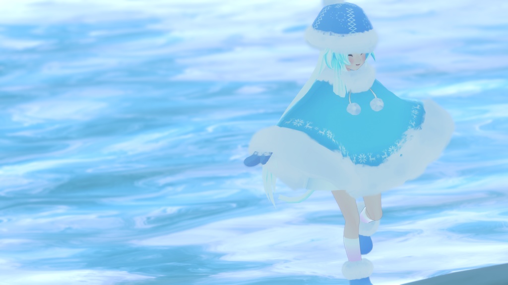 もふもふけーぷとワンピース【11アバター対応】