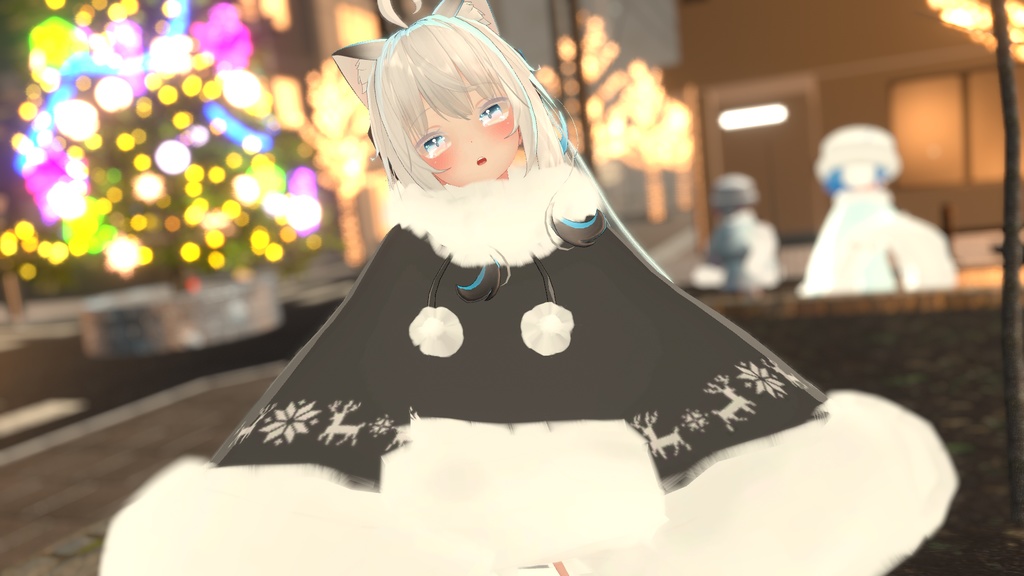 もふもふけーぷとワンピース【11アバター対応】