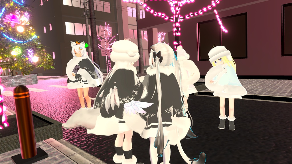 もふもふけーぷとワンピース【11アバター対応】