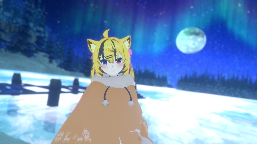 もふもふけーぷとワンピース【11アバター対応】