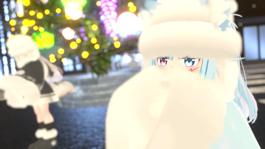 もふもふけーぷとワンピース【11アバター対応】