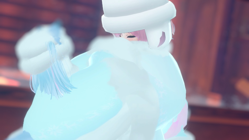 もふもふけーぷとワンピース【11アバター対応】