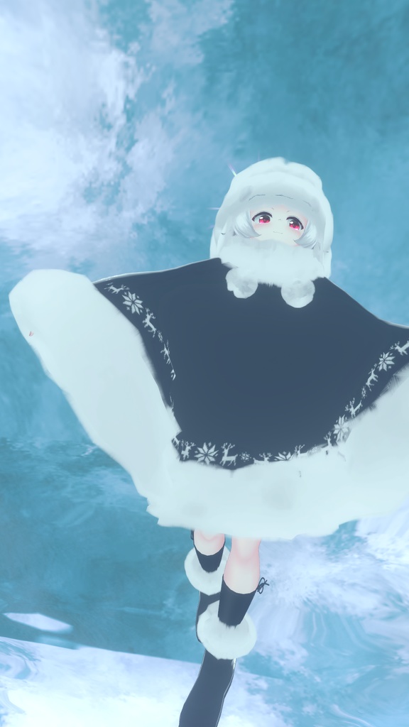 もふもふけーぷとワンピース【11アバター対応】