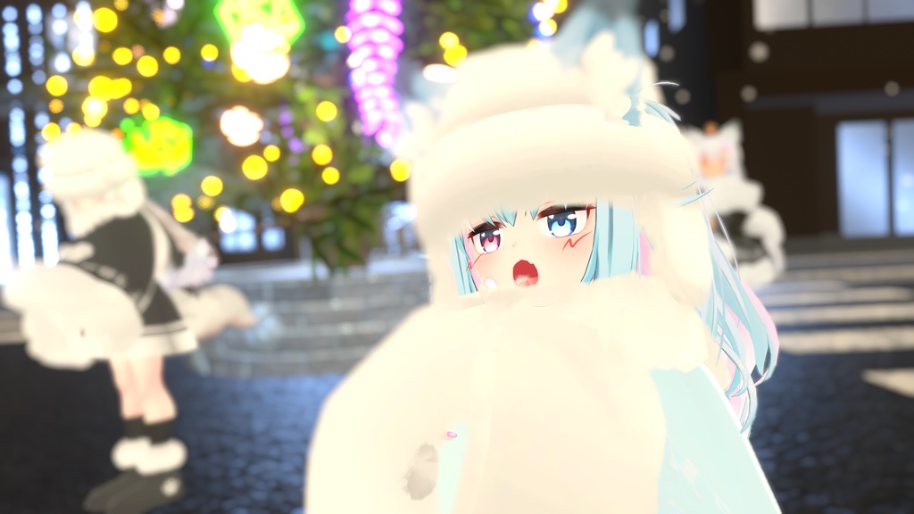 もふもふけーぷとワンピース【11アバター対応】