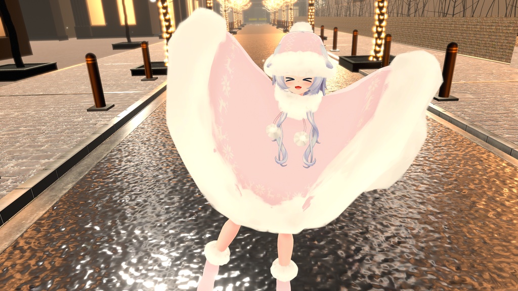 もふもふけーぷとワンピース【11アバター対応】