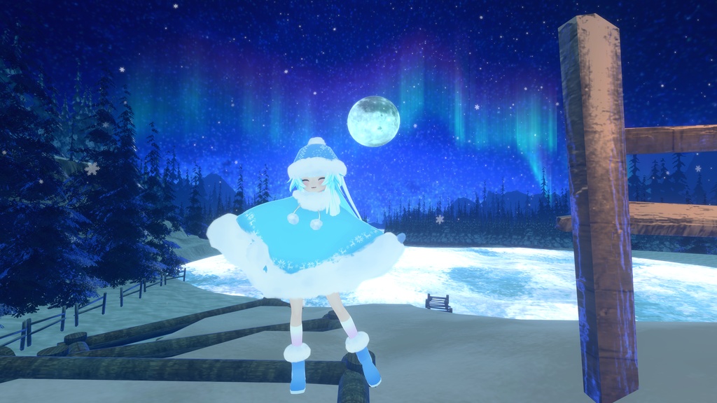 もふもふけーぷとワンピース【11アバター対応】