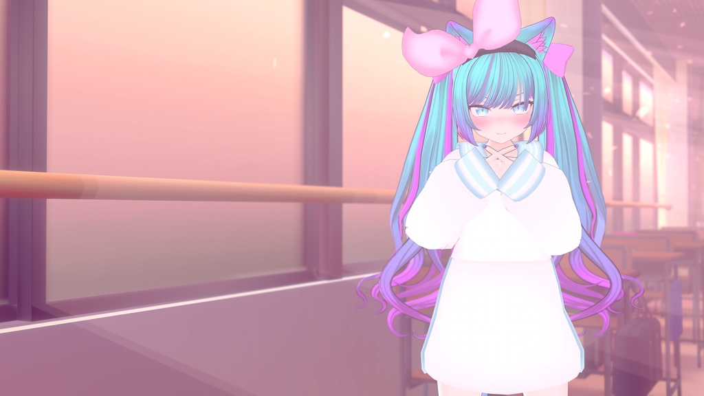 バックプリーツセーラーパーカー【14アバター対応】