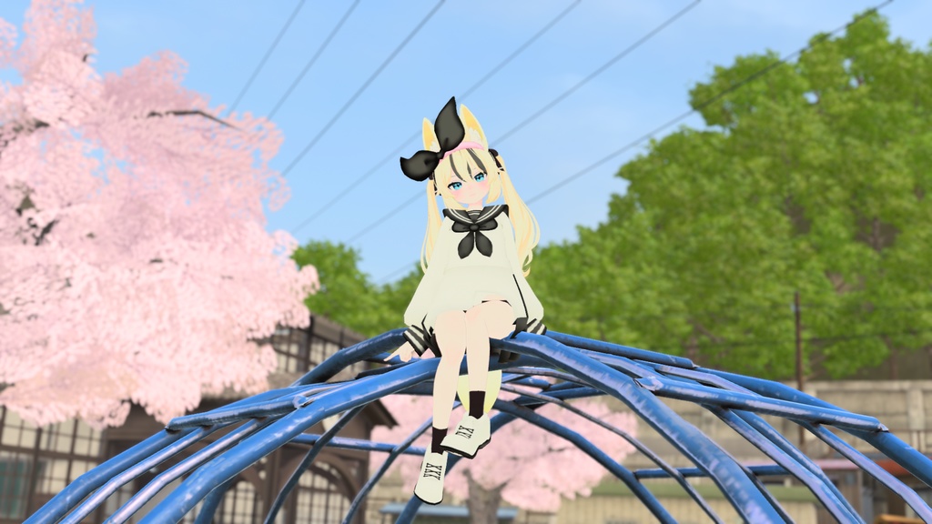 バックプリーツセーラーパーカー【14アバター対応】