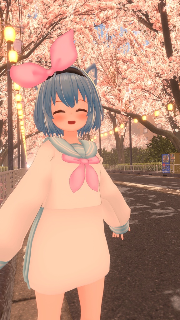 バックプリーツセーラーパーカー【14アバター対応】