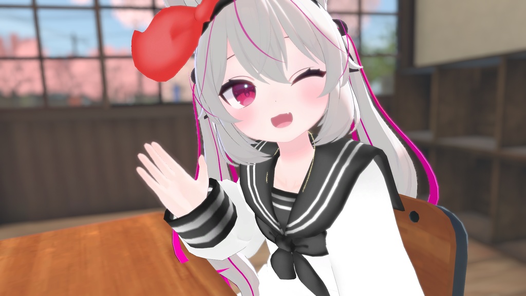 バックプリーツセーラーパーカー【14アバター対応】