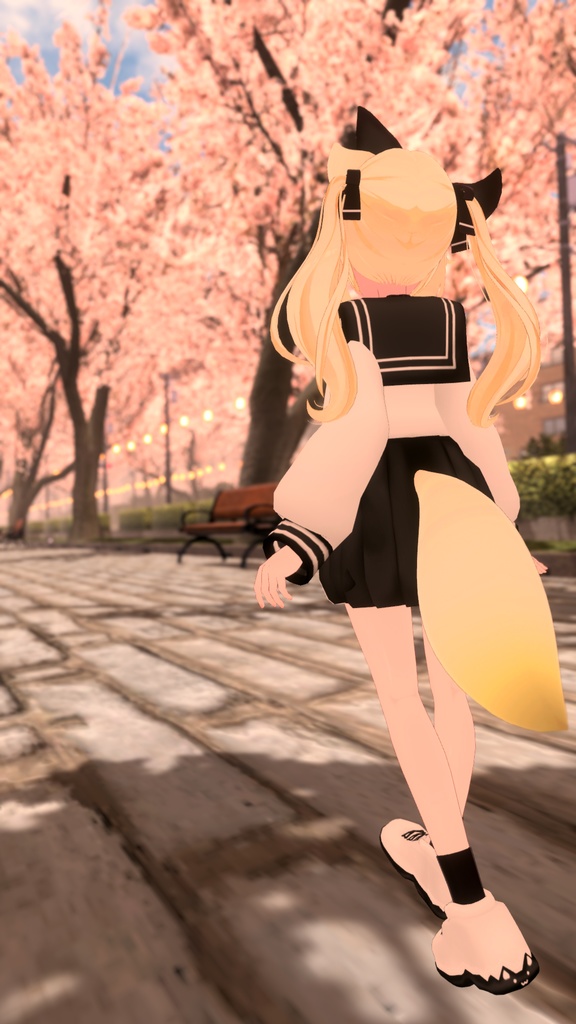 バックプリーツセーラーパーカー【14アバター対応】