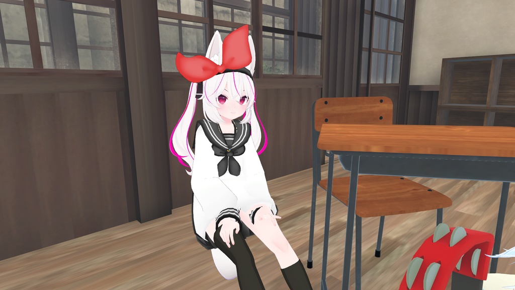 バックプリーツセーラーパーカー【14アバター対応】