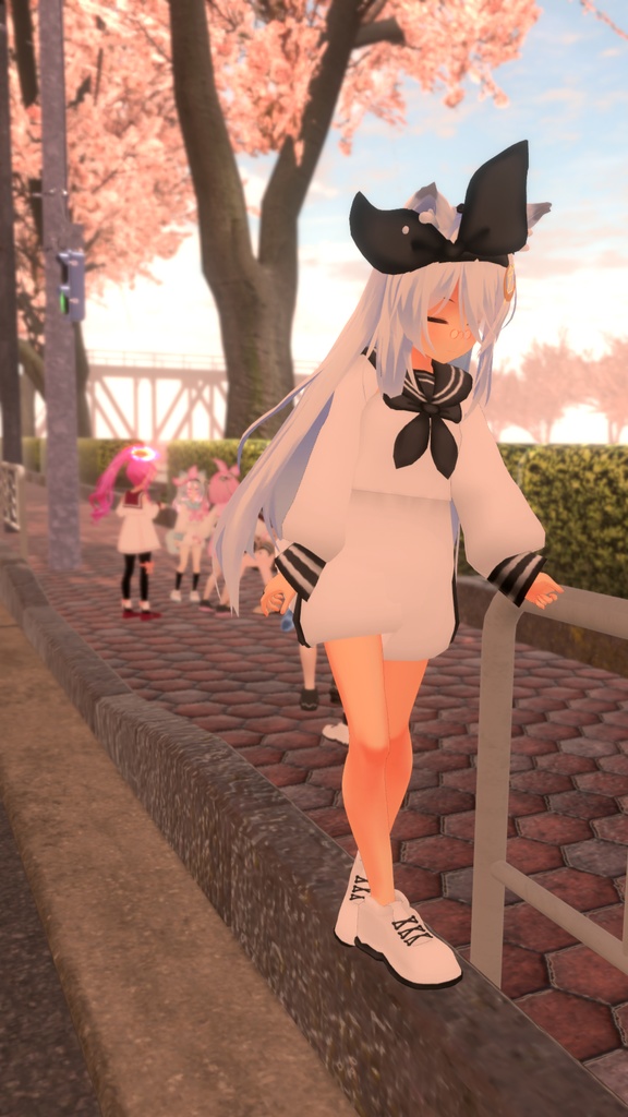 バックプリーツセーラーパーカー【14アバター対応】