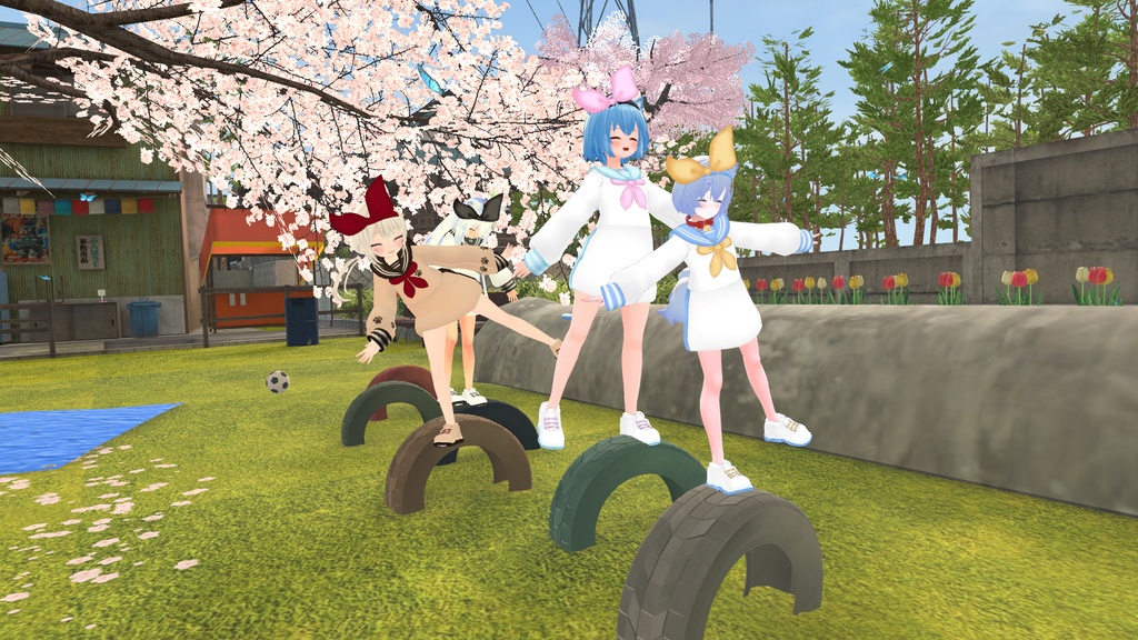 バックプリーツセーラーパーカー【14アバター対応】