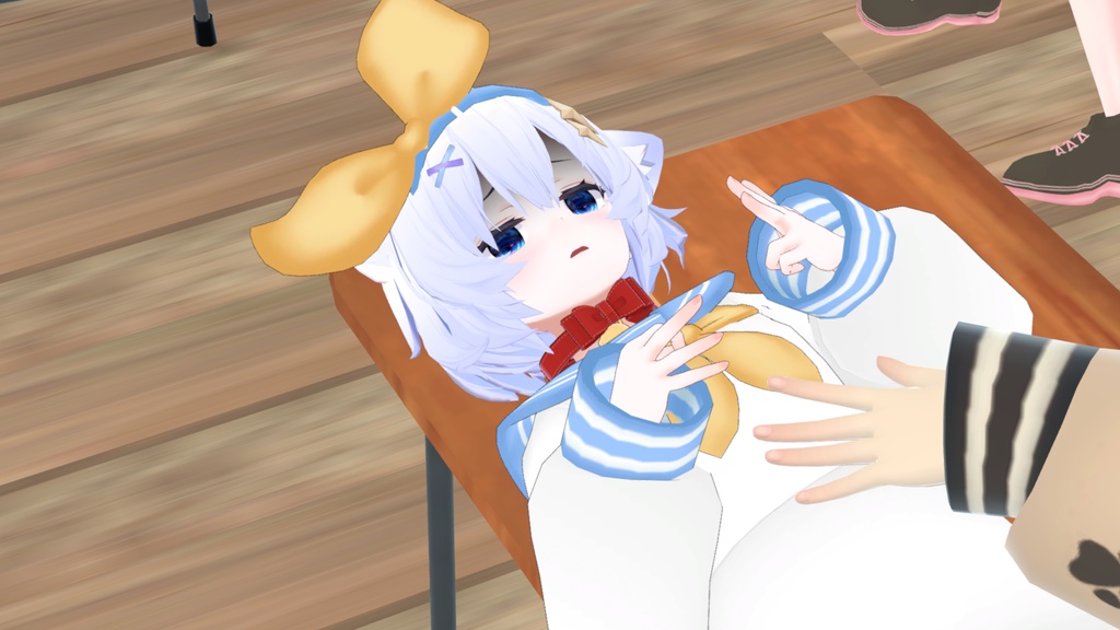 バックプリーツセーラーパーカー【14アバター対応】