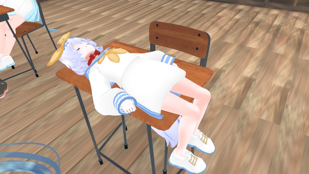 バックプリーツセーラーパーカー【14アバター対応】