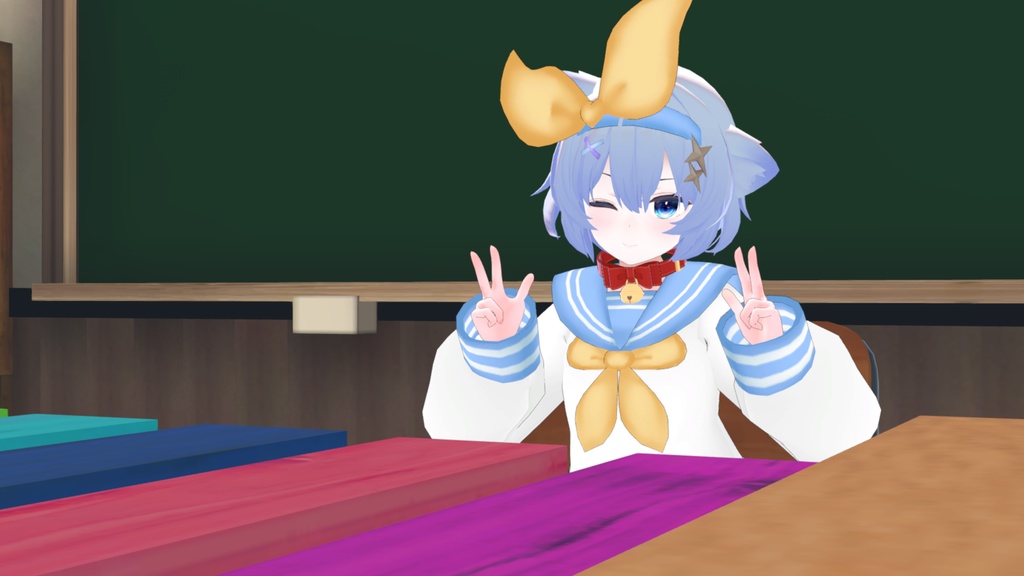 バックプリーツセーラーパーカー【14アバター対応】