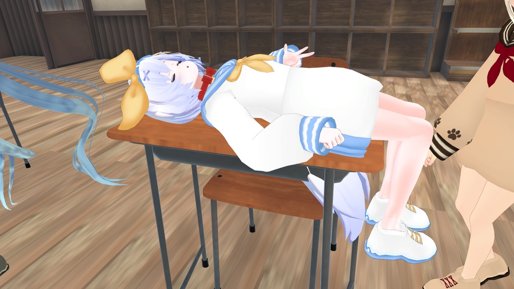 バックプリーツセーラーパーカー【14アバター対応】