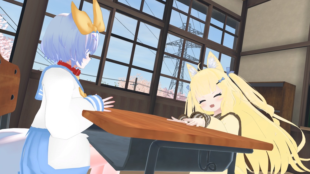 バックプリーツセーラーパーカー【14アバター対応】