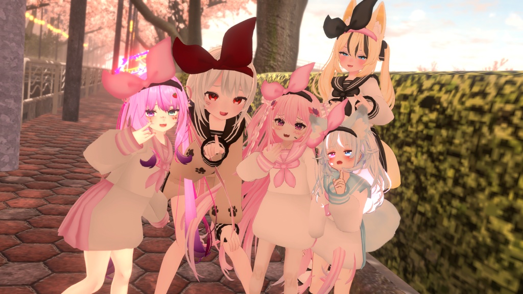 バックプリーツセーラーパーカー【14アバター対応】